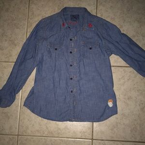 Lucky brand jean shirt